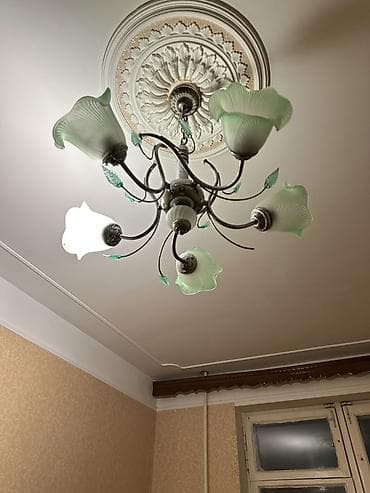 Çılçıraq, 8 lampa, Xrustal — 2