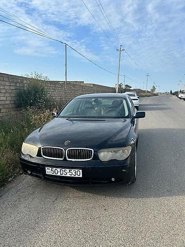 2 9 mator: BMW 7 Series (E65) sedan - Kuzov: qara rəng, 4 qapı, geniş salon - — 1