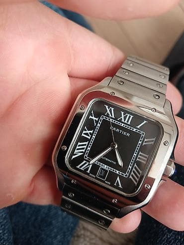 bil: Cartier Santos avtomatik kişi saatı - Korpus: paslanmayan polad — 7
