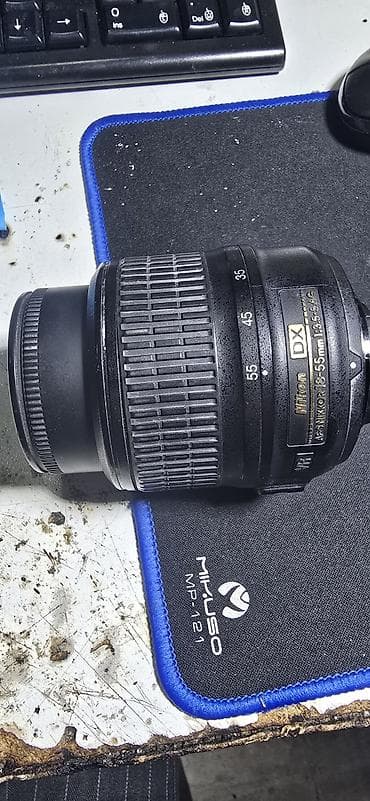 Fotokameralar: Nikon AF-S DX NIKKOR 18-55mm f/3.5-5.6G VR obyektiv - DX format üçün — 1