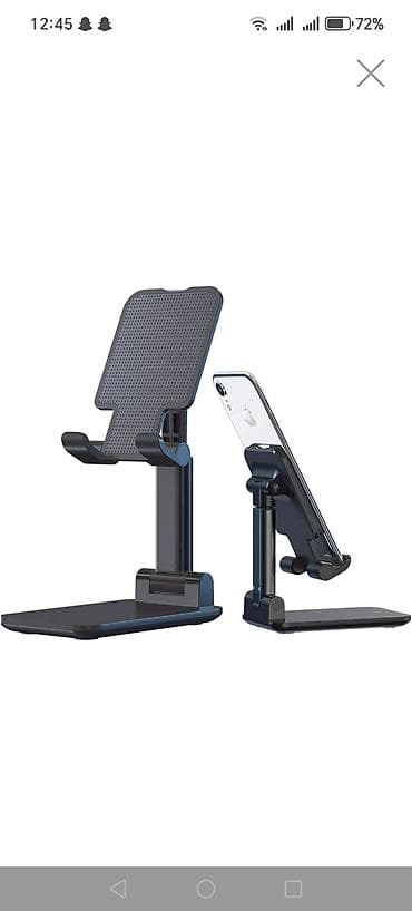 iphone 14 pro qiymət: Masaüstü qatlanan telefon tutacağı - Universal uyğunluq: 4–7.2 düym — 2