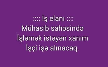 gencede xeste baxicisi: Mühasib, Təcrübəsiz, Tam iş günü — 1
