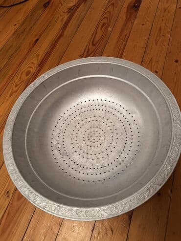 aş süzən: Ləyən, aş süzən. Hər ikisi Sovetdən qalmadı, işlənmişdi, amma yaxşı — 3