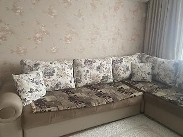 Qonaq otağı dəstləri: Künc divan dəsti - Künc forması: L-şəkilli, sağ bucaq açılır kravat — 5