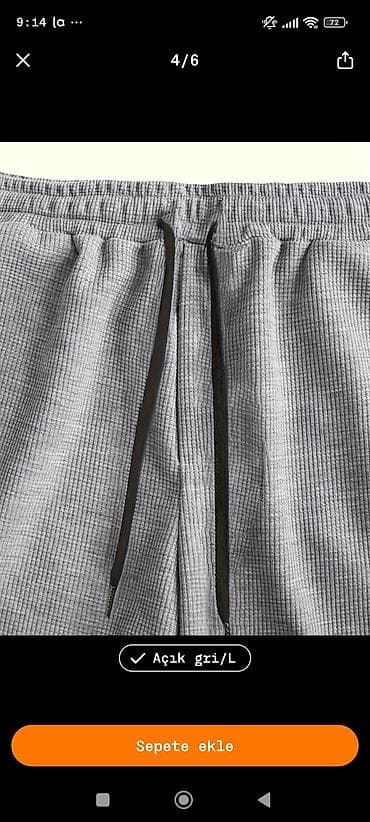 dirsekde olan qara lekeler: Məhsul: Kişi üçün 2 hissəli dəst – t‑shirt və şort Rəng: Açıq boz — 4