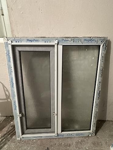 İşlənmiş İkiqat şüşə paketi Plastik pəncərə, Еni: 1 sm, Uzunluğu: 120 sm