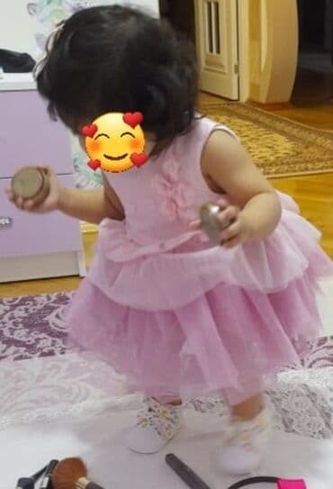 hovuz üçün uşaq kupalnikləri: Детское платье, Праздничное, 9 - 12 мес., Mothercare — 3