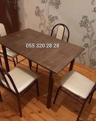 stolustu: 4 nəfərik 6 nəfərik 8 nəfərik stolar və otracaqlar bir başa sexdən sex — 9