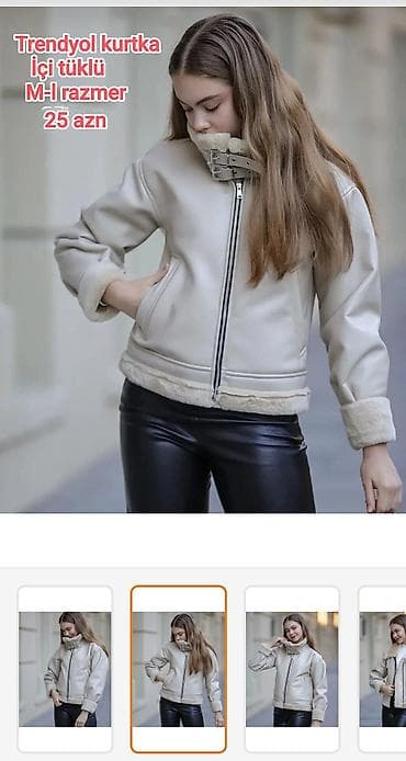 Trendyoldzn alinib.70nmanata.2 defe geyilib. m,l razmer.20 azn.unvan