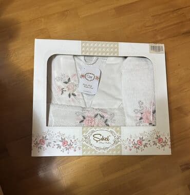 женские велюровые халаты: Yenidir, qutusunda, cehizlik və ya hədiyyəlik. Şikel firmasından — 1