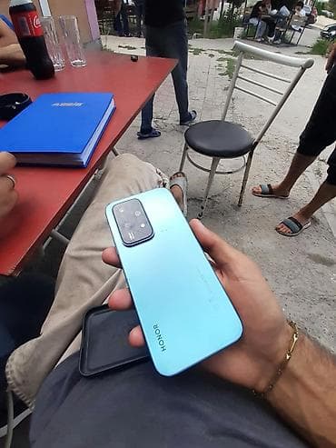 honor 9 d: Honor 200 Lite, 256 GB, rəng - Mavi, Barmaq izi — 1