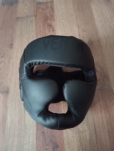 boks desti: Venum boks/MMA kaskası – tam üz qoruyuculu, qara rəng.islenmiyib — 1