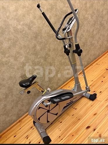 Evdə və ya kiçik idman zallarında istifadə üçün uyğun, gümüşü rəngdə