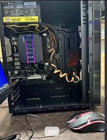 Rgb case i7-3770 3.4ghz 16 gb ram 1600mghz 256 gb ssd гx560 4gb video