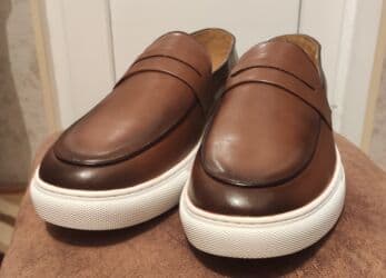 Səndəl və şəp-şüplər: Məhsul: Kişi loaferləri - Stil: Penny loafer dizaynı, slip-on — 1