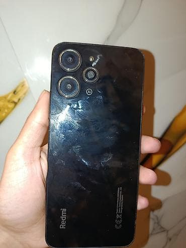 Redmi 12, 128 GB, rəng - Qara, Sensor, Barmaq izi, İki sim kartlı