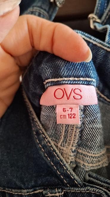 yeni model şalvarlar: Uşaq cins şalvarları seti - Model 1: Açıq mavi “distressed” üslublu — 8