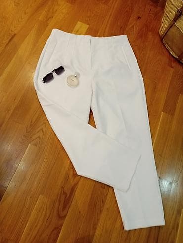 zara bot: Şalvar, Zara, 2XL, rəng - Ağ — 2