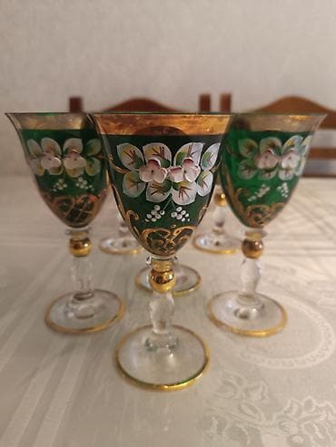 Qədəhlər, rəng - Yaşıl, Şüşə, 6 ədədli dəst lalafo.az -da Qədəhlər, rəng - Yaşıl, Şüşə, 6 ədədli dəst