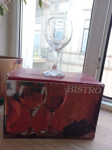 Qab-qacaq və mətbəx ləvazimatlarının alışı: Qədəhlər, Şüşə, 6 ədədli dəst — 1