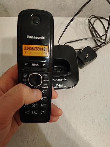 Ütülər və buxarlayıcılar: Stasionar telefon Panasonic, Simsiz, İşlənmiş, Ünvandan götürmə, Ödənişli çatdırılma — 5