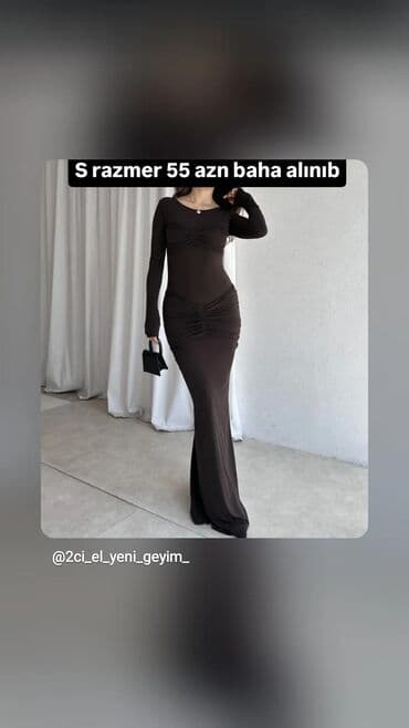 Məhsul: Uzun don - Rəng: tünd qəhvəyi - Ölçü: S (şəkildə qeyd: “S