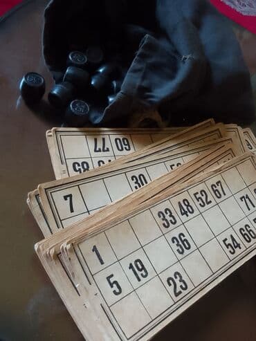 Digər idman və istirahət malları: Qedim loto oyunu.1960ci illere aiddir — 1