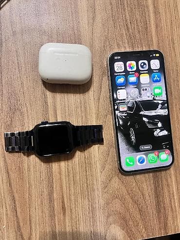 Smart saat, Apple, Sensor ekran, rəng - Qara