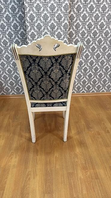 ortopedik kreslolar: Qonaq otağı üçün, İşlənmiş, Qatlanmayan, rəng - Ağ Stul — 3