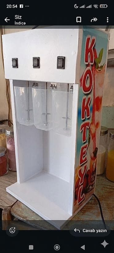 ucuz samavarlar: Kokteyl/smilkşeyk qarışdırıcısı – elektriklə işləyən stasionar aparat — 3