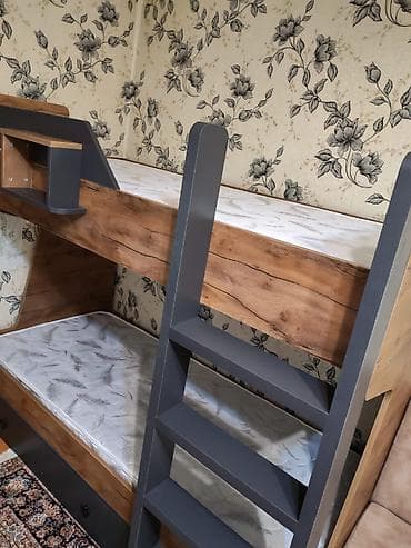 Ev üçün mebel: Yeni, İkinəfərlik çarpayı, Bazalı, Matras ilə, Siyirməli, Türkiyə — 2