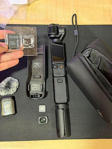 alminum kabel: DJI Osmo Pocket 3 Creator Combo – Təzə kimidir | 32 GB kart Satılır — 2