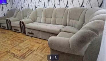 Словари: Угловой диван, 2 кресла, С подъемным механизмом, Нераскладной — 2