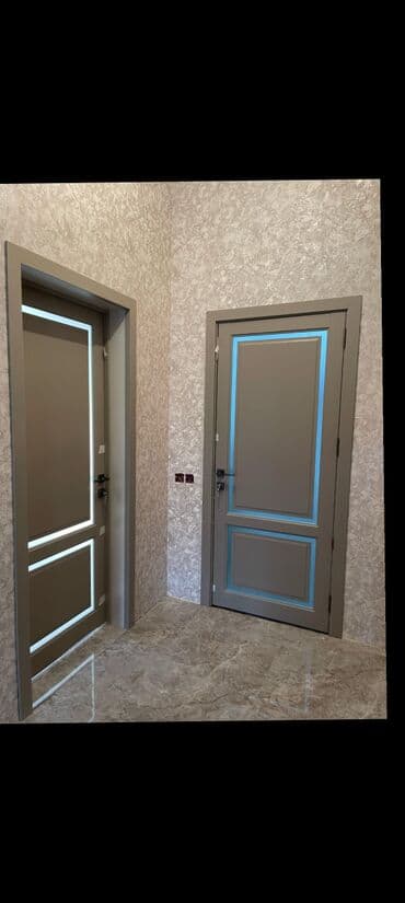 taxta qapilar kataloqu: Qonaq otağı üçün Yeni Otaq qapısı Şəbəkə ilə, Zəmanətli, Ödənişli quraşdırma, Ünvandan götürmə, Ödənişli çatdırılma — 4