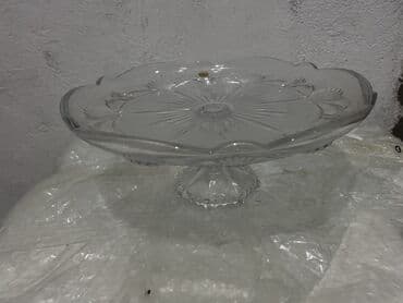 Блюда для тортов и сладостей: Миски, Набор из 6 шт., цвет - Синий, Фарфор, СССР — 35