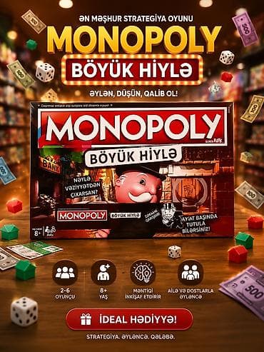 classi: MONOPOLY: Böyük Hiylə – ən məşhur strategiya oyunu - Oyun mexanikası — 1