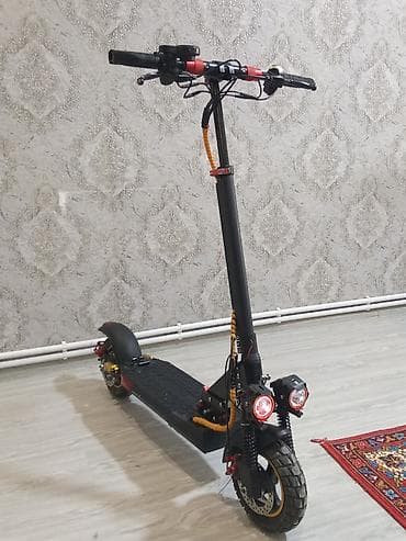 Elektrik skuter - Güclü ön ikili LED fənərlər – gecə və zəif işıqda