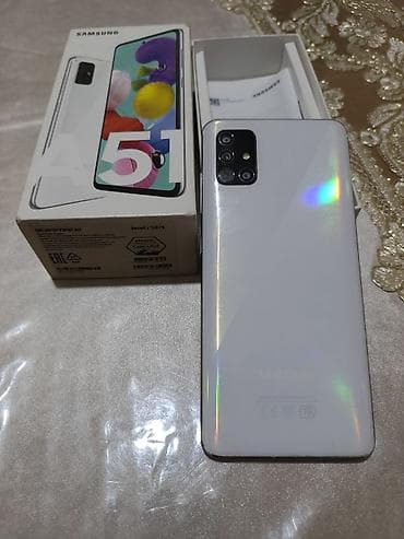 naviqator az: Samsung Galaxy A51, 128 GB, rəng - Ağ, İki sim kartlı — 2