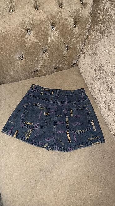 Şortlar: Şort, Chanel, S, rəng - Mavi — 2