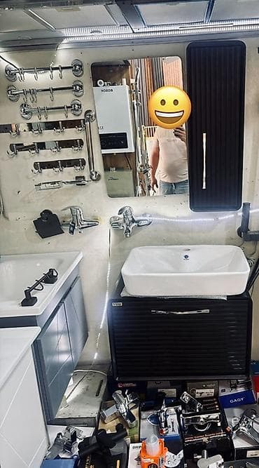 desmalar: Hamam mebeli və aksesuarları dəsti - Üstündən qoyulan keramik — 2