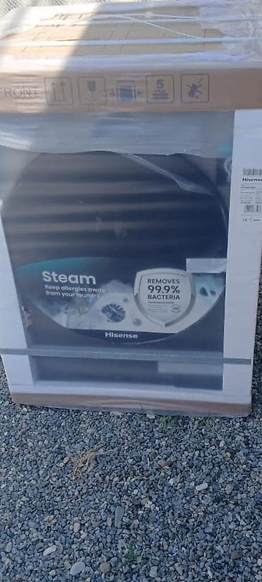 paltaryuyan təzə: Hisense paltaryuyan maşın – buxar texnologiyalı, ön yükləməli model — 1