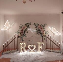 ağ dırnaq modelleri: Dekorlar və bəzəklər — 5