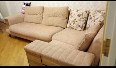 угловые диваны для кухни: Угловой диван, Ткань — 2