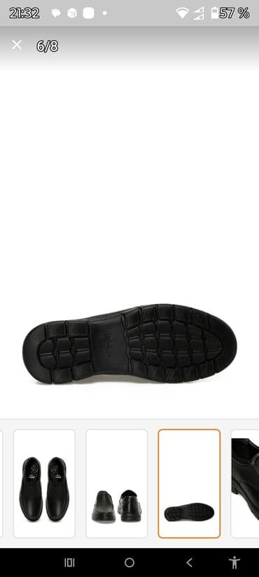 Ботинки: Məhsul: Kişi loafer tipli ayaqqabı - Rəng: qara - Model: bağlamasız — 7