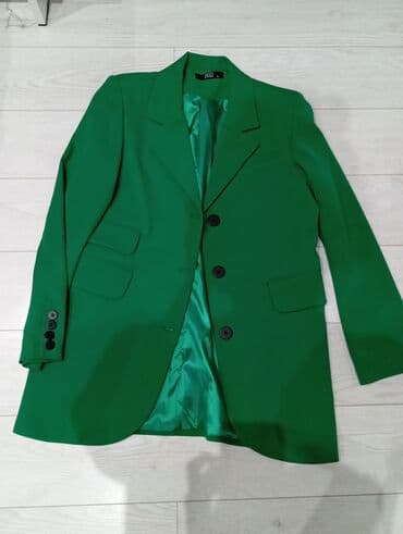 YENİ İŞLENMEMİŞ !!! Yaşıl rəngli qadın blezeri - Brend: BGD (etiketdə