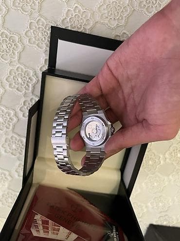 dəmir saat: Qol saatı, Patek Phillipe, rəng - Gümüşü — 4