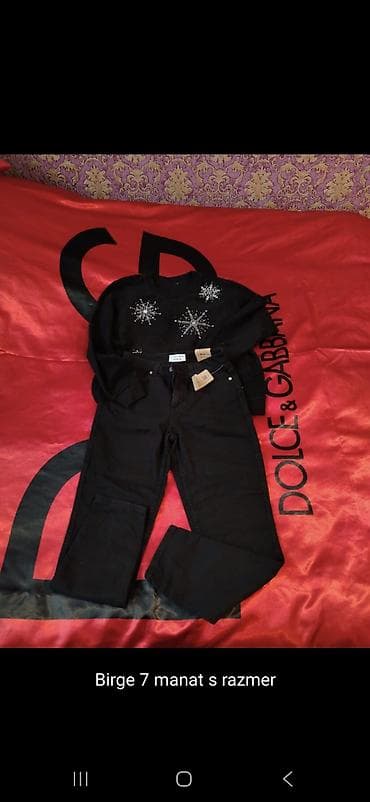 desd geyimler: Koynek satilmir. salvar stardivusundu 10 m s xs olcu salvar yenidir — 1