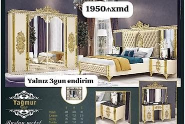 dest qab: Rüstəm mebel dəsti – “Yağmur” model Klassik zərifliklə dizayn olunmuş — 1