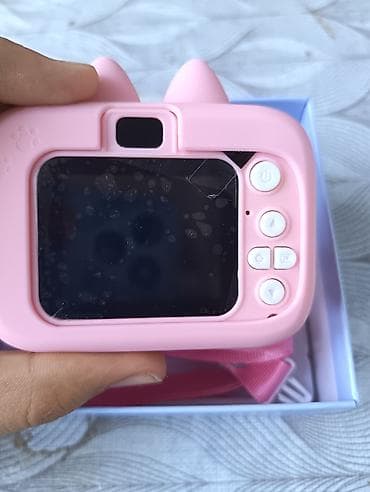 oyuncaq pişik: Uşaq fotoaparatı – pişik dizaynlı qutusu var, tam işləkdir uşaqlar — 6