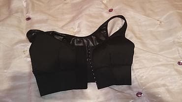 женские бюстгальтеры с плотной чашкой: Qara rəngli qadın idman/top yığıcı bralet - Model: Ön hissədə — 2